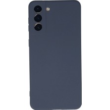 TKÇ Samsung Galaxy S21 Plus Kılıf Nano Içi Kadife Silikon - Gri