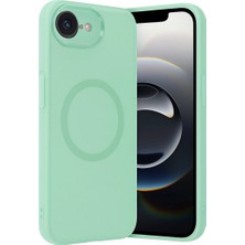 TKÇ  Iphone 16E Kılıf Maya Karbon Kapak - Koyu Yeşil