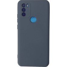 TKÇ General Mobile Gm 21 Plus Kılıf Nano Içi Kadife Silikon - Gri