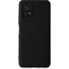 TKÇ Xiaomi Redmi Note 11T Kılıf Nano Içi Kadife Silikon - Siyah