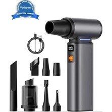 Nemere Violent Turbo Jet Fan Süpürge Özellikli 130000RPM Ultra Güçlü Motor Güçlü Vakum 4000MAH Bat