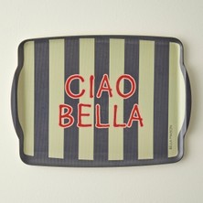 PremiumPort Şık ve Dayanıklı 42X31 cm Melamin Tepsi, Ev ve Davetler Için Ideal