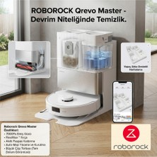 Roborock Qrevo Master Çöp Istasyonlu Robot Süpürge Beyaz + Fakir Mutfak Tartısı Hediye