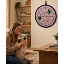 Zenvia Çocuk Dart Oyunu Cırtlı Toplu Hedef Tahtası Eğitici ve Eğlenceli Znv-Tcndym