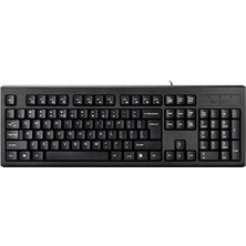 Toptan Bulurum A4 Tech KM720 Q Tr mm Siyah USB Kablolu Klavye