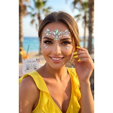 Bear & Pear Holografik Damla Yüz Taşı Seti Kendinden Yapışkanlı Kristal Taşlar