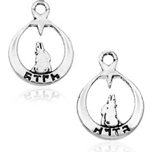 Hanno Telkari Gümüş Ayyıldız Bozkurt Tesbih Püskül Ucu