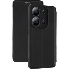 TKÇ Xiaomi Redmi 15C 4g Flip Cover - Siyah