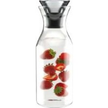 PremiumPort 1200 ml Cam Sürahi Çelik Kapak, Şık ve Sağlam Tasarım