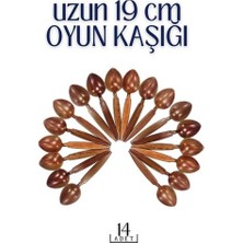 Northcity 14’lü Uzun Oyun Kaşığı Seti - Mika Malzeme 19,5 cm