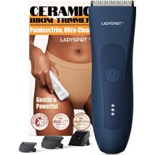 Manspot Ladyspot™ Kadın Kasık Tüyü Tıraş Makinesi (Obsidyen Mavisi)