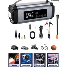 Toyigoo Acil Durumlar Için Çok Fonksiyonlu Araç Akü Takviyesi Hava Kompresörü ve Güç Kaynağı