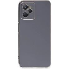 Magicool Realme C35 Kılıf Volet Silikon - Mavi