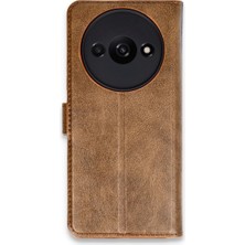 Magicool Xiaomi Redmi A3 4g Kılıf Trend S Plus Kapaklı Kılıf - Taba