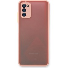 Magicool Samsung Galaxy A03S Kılıf Montreal Silikon Kapak - Pembe