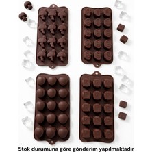 PremiumPort 15 Bölmeli Silikon Buz ve Çikolata Kalıbı, Pratik ve Dayanıklı