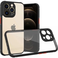 Magicool Iphone 13 Pro Kılıf Miami Şeffaf Silikon - Siyah