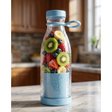 Hobilinka Taşınabilir Blender 380 ml USB Şarjlı Meyve Karıştırıcı Kolay Temizlenebilir