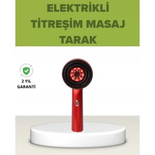 Midas Toptan Home Elektrikli Titreşim Masaj Tarak Kırmızı Işık Terapi