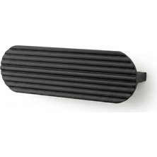 Badem10 Aytuğ Metal (128 Mm-12.8 Cm) Mat Siyah Kulp Mobilya Mutfak Çekmece Dolap Kapak Kulbu Kulpu Kulpları