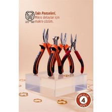 Toyigoo 4'lü Profesyonel Takı Tasarım & Hobi Pense Seti (Hassas Işçilik Kiti)