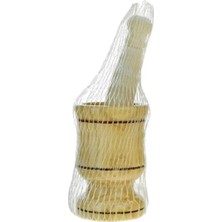 Just Cheap Store Ahşap Küçük Boy Havan Fileli ROYALEKS-BLS9007