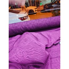 Grand Tekstil 150 En Mor Renk Dalgalı Desenli Pantolon Giysi Yapımına Uygun