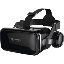 Hifi Kulaklıklı Fıyapoo 3D Vr Gözlük, Oyunlar ve Filmler Için Sürükleyici Sanal Gerçeklik, Ergonomik Tasarım, 4,7-6,7 Inç Akıllı Telefonları Destekler, Çocuklar Için Noel Hediyesi