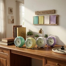 Eco Lounge Yuvarlak Metal Renkli Çalar Saat