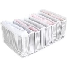 Just Cheap Store Çizgili Akordiyon Organizer L Boy 24X37X18 cm ROYALEKS-EV354