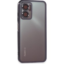 Eco Port Xiaomi Redmi Note 11E Kılıf Razer Lensli Silikon - Mor