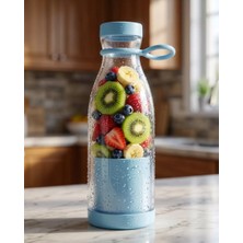 Fta Ticaret Taşınabilir Blender 380 ml USB Şarjlı Meyve Karıştırıcı Kolay Temizlenebilir