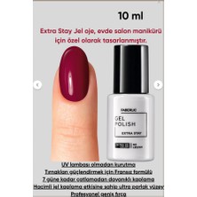 Faberlic Extra Stay Gel Serisi Kalıcı Oje, Ton ""koyu Kırmızı""