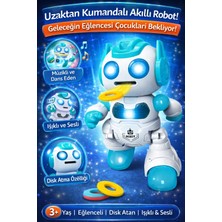 Trust Store Uzaktan Kumandalı Disk Atan Akıllı Oyuncak Robot Işıklı Müzikli Dansçı Robot
