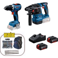 Bosch Professional Gsr 18V-65 + Gbh 18V-22 2X18V 4.0AH Akülü Kombo Kit
