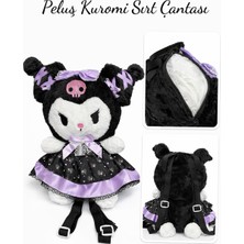 Emk Shop Emkshop Velvet Touch Kuromi My Melodi Peluş Sırt Çantası