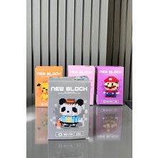 Margo Toys New Block Bricks 3D Puzzle Yapı Blokları Seti - Gezgin Panda