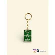 Nozzle Works ⚽ Futbol Sahası Anahtarlık