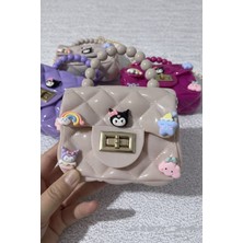 Emk Shop Kız Çocuk Süslü Şık Çanta (Hem El Hem De Omuz Çantası Olarak Kullanılabilir)(Omuz Askısı Vardır)