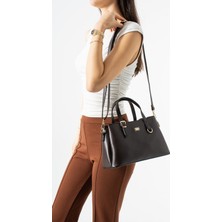 Rky Serenity Şık ve Modern Tasarım Kadın Suni Deri Gold Detaylı Omuz Çantası