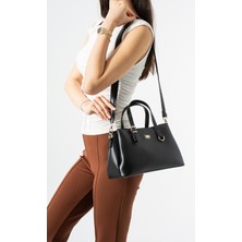 Rky Serenity Şık ve Modern Tasarım Kadın Suni Deri Gold Detaylı Omuz Çantası