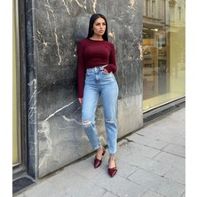Aida Fashion Lazer Mom Jeans
