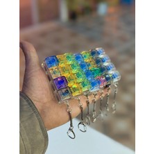 2'li Klick Klik Işıklı Klavye 8x3 cm Herhangi Ikili Renkli Klavye Gönderilecektir