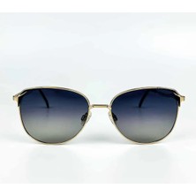 Old Space Vintage Vintage Güneş Gözlüğü – 1980 Retro Gold-Siyah Metal Çerçeve & Füme Degrade Camlı Gözlük OSV670