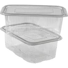 Mutfakçım Mgz Plastik Kapaklı Kullan At Saklama Kabı Sızdırmaz Kap 500 ml 25 Adet