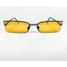 Old Space Vintage Vintage Güneş Gözlüğü – 90'lar Retro Metal Çerçeve & Turuncu Camlı Gözlük OSV741