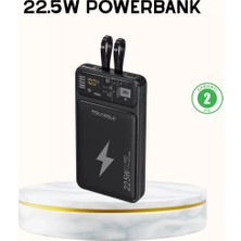 Midas Toptan Home Powerbank Hızlı Şarj 10000 Mah Dahili Kablo