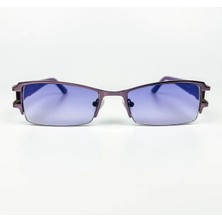 Old Space Vintage Vintage Güneş Gözlüğü – 2000’LER Retro – Metal Çerçeve, Mor Degrade Cam