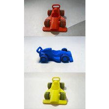 3D Tasarım Çocuklar Için Formula Oyuncak Araba (3 Adet)