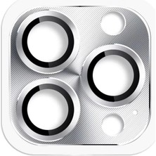 Eco Port Apple Iphone 16 Pro Max Pers Alüminyum Kamera Lens - Gümüş